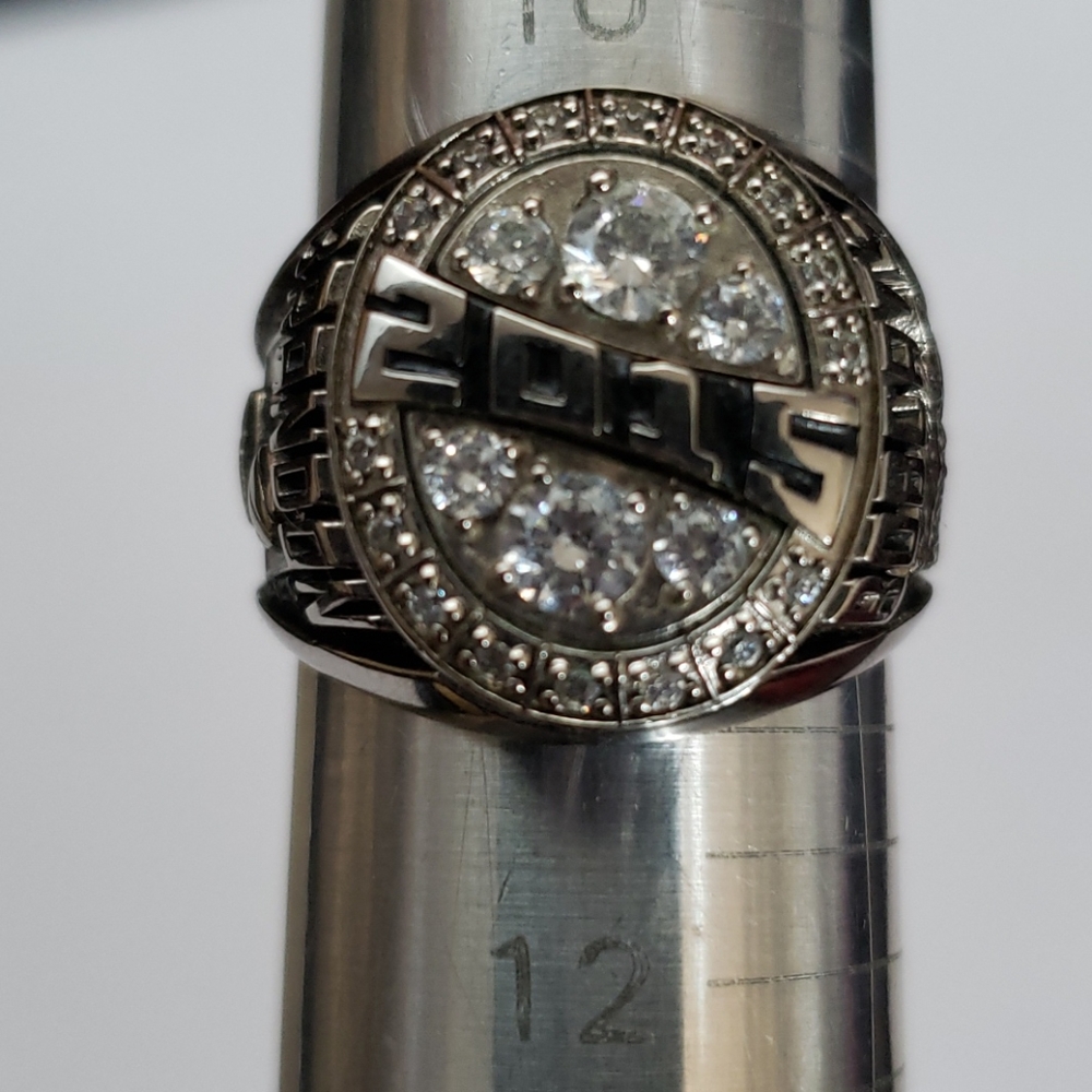 2015 High school large size w/ cz. ring